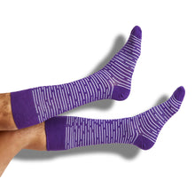 Load image into Gallery viewer, Orange / Purple Mixed Socks 4 Pack-B