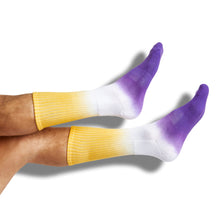 Load image into Gallery viewer, Purple / Gold Casual Socks 4 Pack