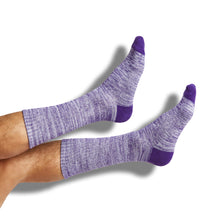Load image into Gallery viewer, Gold / Purple Mixed Socks 8 Pack