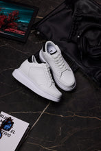 Load image into Gallery viewer, CALTO - Q511 - 2.6 Inches Taller Lightweight (White/White Sole) - Chunky Sole Sneakers