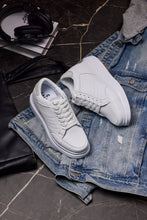 Load image into Gallery viewer, CALTO - Q512 - 2.6 Inches Taller Lightweight (Pure White/White Sole) - Chunky Sole Sneakers