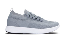 Load image into Gallery viewer, CALTO - QA065 - 2.4 Inches Taller (Grey/White Sole) - Lightweight Knitted Sneakers