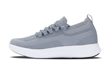 Load image into Gallery viewer, CALTO - QA065 - 2.4 Inches Taller (Grey/White Sole) - Lightweight Knitted Sneakers