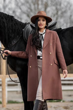 Load image into Gallery viewer, Double-Breasted Wool Blend Coat