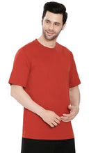 Load image into Gallery viewer, Men's Crew Neck Solid Color T-shirt in Short Sleeves and Relaxed Fit