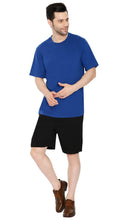 Load image into Gallery viewer, Men's Crew Neck Solid Color T-shirt in Short Sleeves and Relaxed Fit
