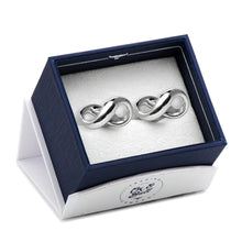 Load image into Gallery viewer, Sterling Silver Infinity Symbol Cufflinks