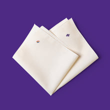 Load image into Gallery viewer, Our Extra-Soft, Extra-Sustainable Hanky with 🌈 Rainbow Embroidery
