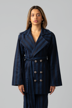 Load image into Gallery viewer, Ramona Striped Short Coat