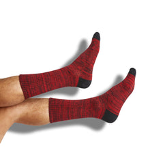 Load image into Gallery viewer, Red / Black Mixed Socks 4 Pack -B