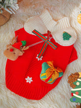 Load image into Gallery viewer, Pet Collared Christmas Sweater | NCS