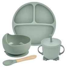 Load image into Gallery viewer, Silicone Baby Feeding Spoon Set - # BAGE21110006