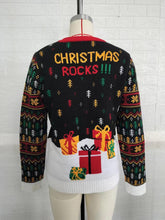 Load image into Gallery viewer, Rock and Roll Santa Ugly Christmas Sweater | NCS
