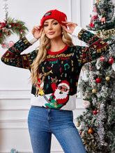Load image into Gallery viewer, Rock and Roll Santa Ugly Christmas Sweater | NCS