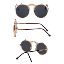 Load image into Gallery viewer, Round Flip-Up Retro Sunglasses Collection - 14 Colors