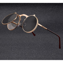 Load image into Gallery viewer, Round Flip-Up Retro Sunglasses Collection - 14 Colors