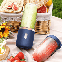 Load image into Gallery viewer, Portable Juicer Blender 300ml Electric Fruit Juicer USB Charging Lemon Orange Fruit Juicing Cup Smoothie Blender Machine Electric Fruit Juicer USB Charging Lemon Orange Fruit Juicing Cup Smoothie Blender Machine