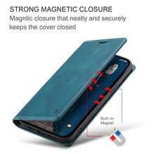 Load image into Gallery viewer, Vintage Wallet Case Card Holder Kickstand Built-in Magnetic Flip Leather Case for iPhone Leather Cases for iPhone 14 13 12 11 Pro Max Mini XR XS Max 8 7 6s Plus Wallet Flip Cover