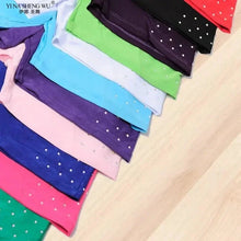 Load image into Gallery viewer, Belly Dance Safety Shorts Women's Belly Dance Clothes Leggings Tight-fitting Stretch Safety Pants with Diamonds Short Pants
