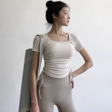 Load image into Gallery viewer, Breathable & Comfortable Yoga Shirts