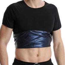 Load image into Gallery viewer, Versatile Shapewear Top Men's Sauna Suit Shirt with Waist Trainer