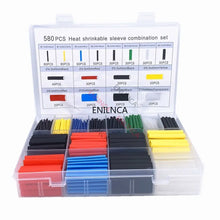 Load image into Gallery viewer, 127-750pcs Heat-shrink Tubing Thermoresistant Tube Heat Shrink Wrapping Kit Electrical Connection Wire Cable Insulation Sleeving