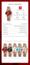Load image into Gallery viewer, OLEVS Luxury Fashion Ladies' Watches Rose Gold Top Brand Original Quartz Watch for Women Stainless Steel Mesh Strap Love Dial