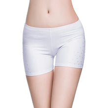 Load image into Gallery viewer, Belly Dance Safety Shorts Women's Belly Dance Clothes Leggings Tight-fitting Stretch Safety Pants with Diamonds Short Pants