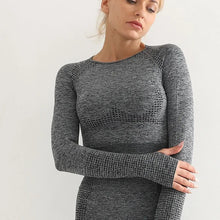 Load image into Gallery viewer, Seamless Yoga Crop Top for Women