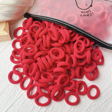 Load image into Gallery viewer, 20/50pcs Kids Elastic Hair Bands Girls Sweets Scrunchie Rubber Band for Children Hair Ties Clips Headband Baby Hair Accessories