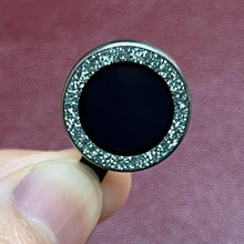 Load image into Gallery viewer, Bling Diamond Camera Lens Protector For iPhone 14 13 12 11 Pro Max Metal Ring Lens Glass Glitter Protective Cap iPhone 13 mini Camera Lens Protector Sparkle Diamond Ring Metal Alloy HD Glass for iPhone