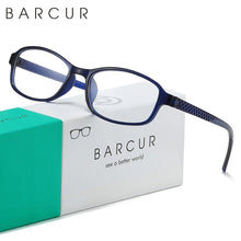 Load image into Gallery viewer, BARCUR Original Classic Presbyopia Glasses for Men and Women High-Quality Plastic Frame with Hinge Splicing Pattern and Mirror Legs Transparent AC Lenses for Reading