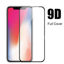 Load image into Gallery viewer, 9D Tempered Glass Screen Protector for iPhone 13 12/Xsmax/Plus/7/6S Mobile Phone Screen Protector 1 PCS Scratchproof Shatterproof Tempered Glass for iPhone
