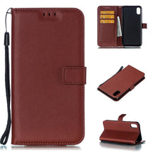 Load image into Gallery viewer, Solid Color Leather Wallet Case For iPhone 14 XS MAX 11 Pro 12 mini 13 Flip Cover Card Slot Mobile Phone Case Wallet Mobile Phone Case Leather Flip Case Wallet Colorful Protective Case