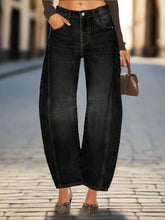 Load image into Gallery viewer, Women’s Elastic Waist High Waisted Jeans