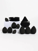 Load image into Gallery viewer, 12 Piece All Purpose Makeup Sponge Set with Loose Powder Puffs Mini Air Cushion Puffs Beauty Eggs and Mini Beauty Sponges
