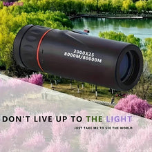 Load image into Gallery viewer, 2025 2000X25 HD Monocular Telescope, Compact Portable for Travel, Hiking, Fishing, Camping, Stargazing, Concerts & Bird Watching