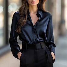 Load image into Gallery viewer, Women’s Spring-Autumn Lapel Button Shirt