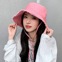 Load image into Gallery viewer, Unisex Tassel Cotton Bucket Hat