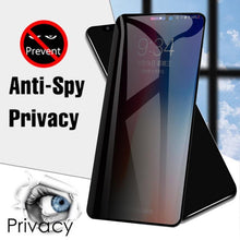 Load image into Gallery viewer, Full Cover Privacy Glass For iPhone 12 13 Pro X XR XS Max Anti Spy Screen Protector For iPhone 11 7 8 6 6S Plus Tempered Glass Privacy Soft Film Anti Spy Full Coverage Anti-peeping Anti-Scratch Screen Protector