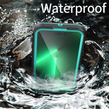 Load image into Gallery viewer, Waterproof Case For iPhone 14 Pro Max 14 Pro iPhone 13 Pro Max Protector Full Body Protective Dustproof Magnetic Phone Case Waterproof 360 Degree All-Round Protection with Built-in Screen Protector Outdoor Transparent Shockproof Case