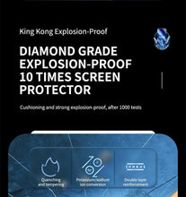 Load image into Gallery viewer, 30D Diamond New upgrade Full Cover Screen Glass For iPhone 14 13 12 11 Pro Max Mini XR X XR XS Tempered Glass Screen Protector Dust Proof Tempered Glass Screen Protector for iPhone