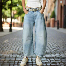 Load image into Gallery viewer, Women’s Mid Rise Wide Leg Jeans