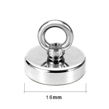 Load image into Gallery viewer, Super Strong Neodymium Fishing Magnets Heavy Duty imanes Magnet with Countersunk Hole Eyebolt for Salvage Magnetic Fishing