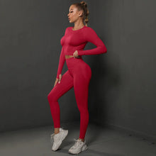 Load image into Gallery viewer, Women's Seamless Long Sleeve Yoga Top