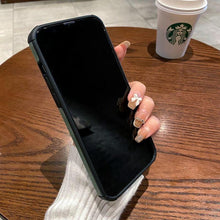 Load image into Gallery viewer, Vintage Green PU Leather Case For iPhone 13 12 11 Pro Max Mini XR XS X 7 8 Plus Luxury Silicon Bumper Shockproof Soft Cover Ultra Thin Slim Leather Case Anti-Scratch Hard Back Cover for iPhone
