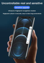 Load image into Gallery viewer, 3PCS Matte Film For iPhone 14 13 12 11 Pro Max Mini Frosted Screen Protectors For iPhone X XR XS Max 6S 7 8 Plus SE3/2 Full HD Curved Edge Liquid UV Tempered Glass Exclusive Solution for Ultrasonic Fingerprint