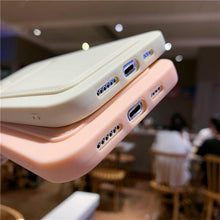 Load image into Gallery viewer, Phone Case For iphone 11 12 13 pro max XR X XS Max 12 mini 12 pro Soft Silicone Wallet Card Holder Cover For iPhone Wallet Case Compatible with iPhone 13 Secure Card Wallet Case