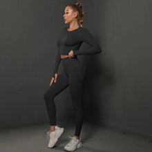 Load image into Gallery viewer, Women's Seamless Long Sleeve Yoga Top