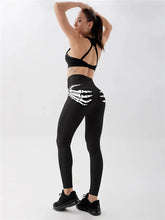 Load image into Gallery viewer, 🖤 Women's Claw Skull High-Waisted Yoga Leggings